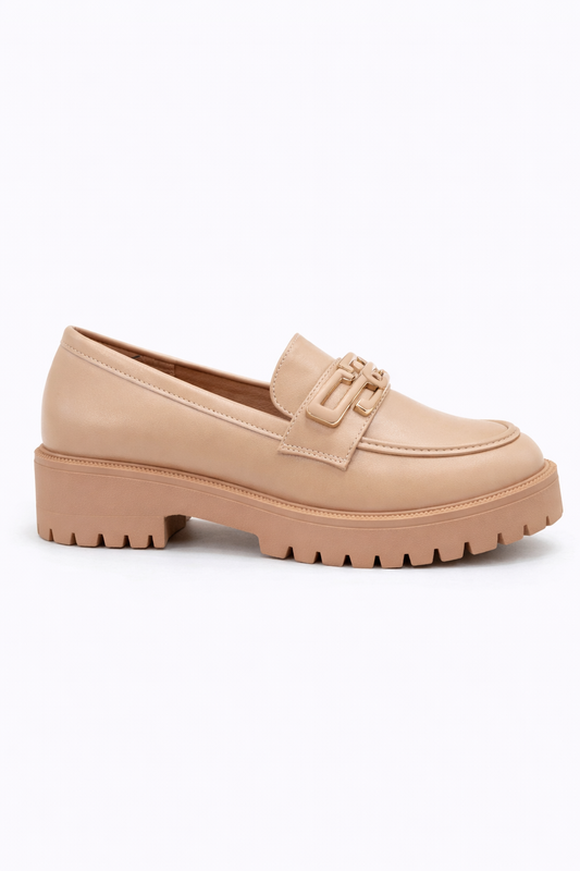 Mocassini Chunky Beige