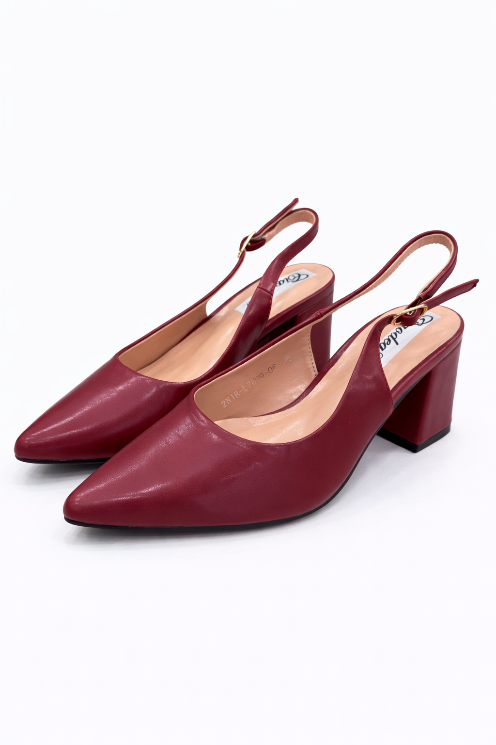 Décolleté Slingback Bordeaux