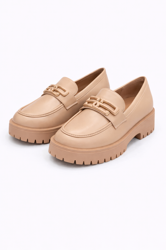 Mocassini Chunky Beige