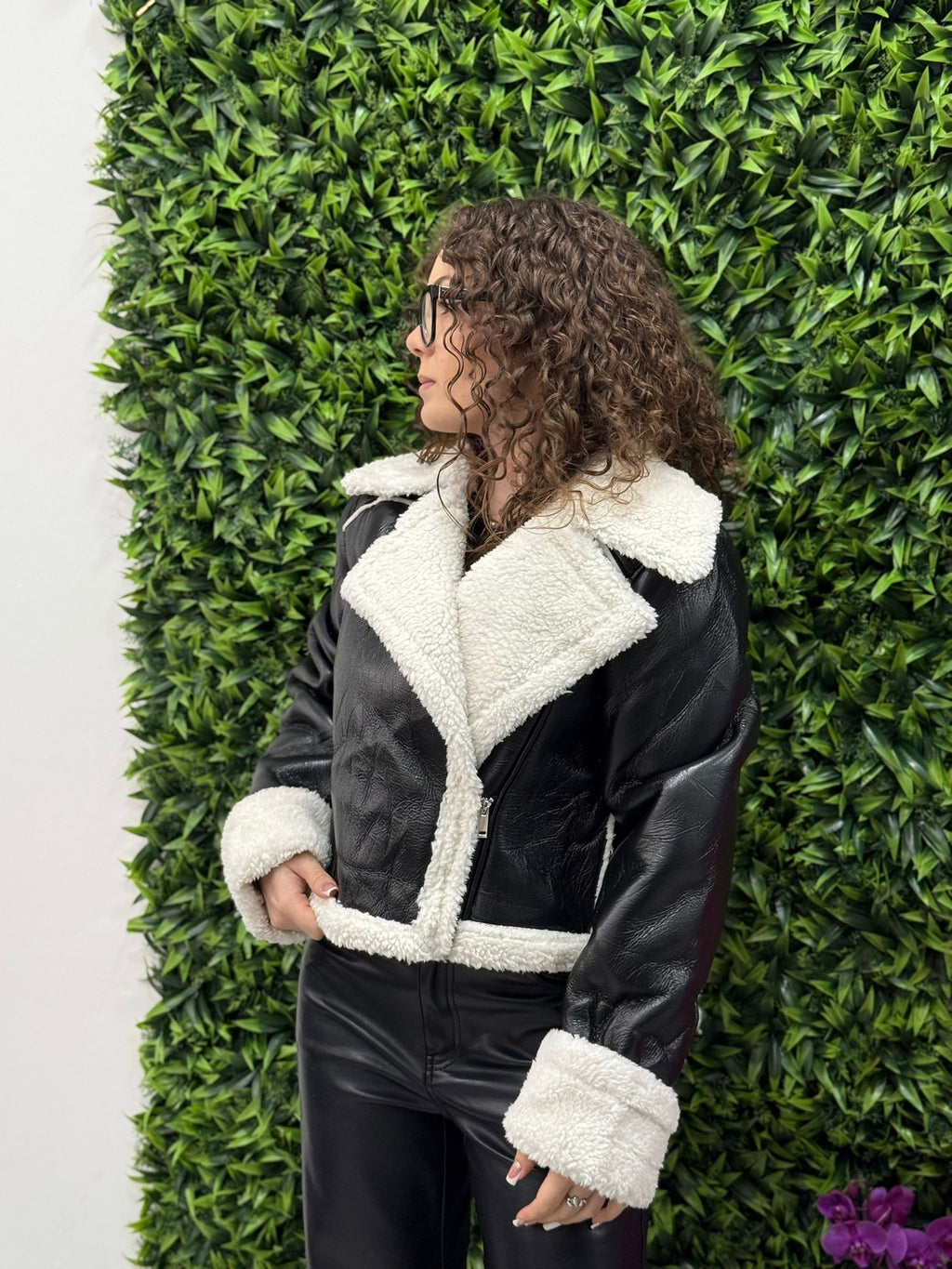 Giacca Ecopelle Teddy