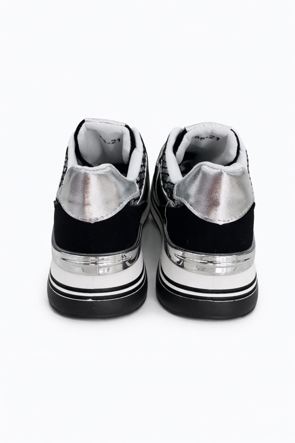 Sneaker Black Silver Chic