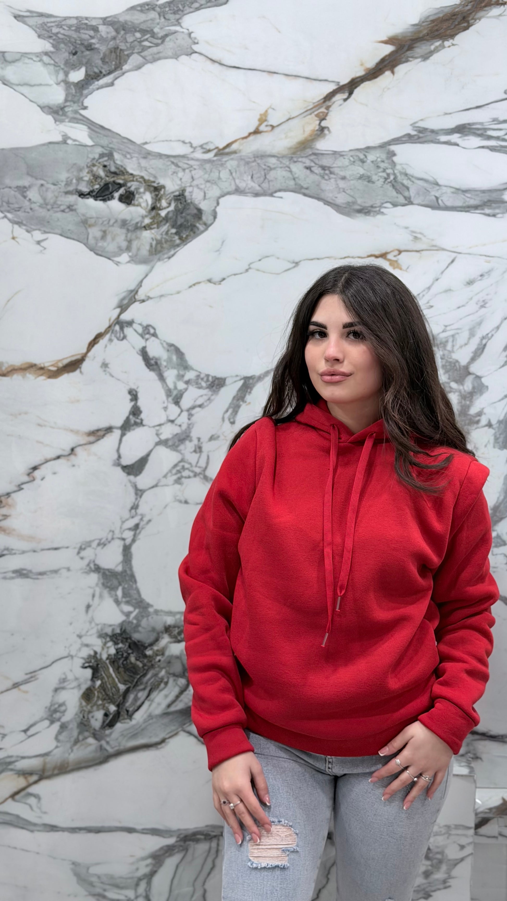 Felpa Essential Hoodie Comfort