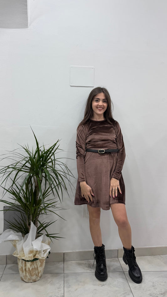 Abito Velvet Chic
