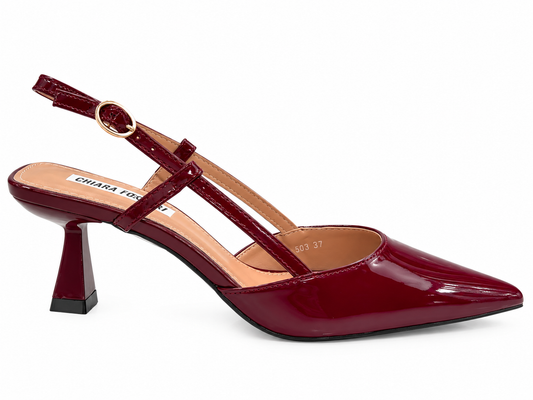 Décolleté bordeaux