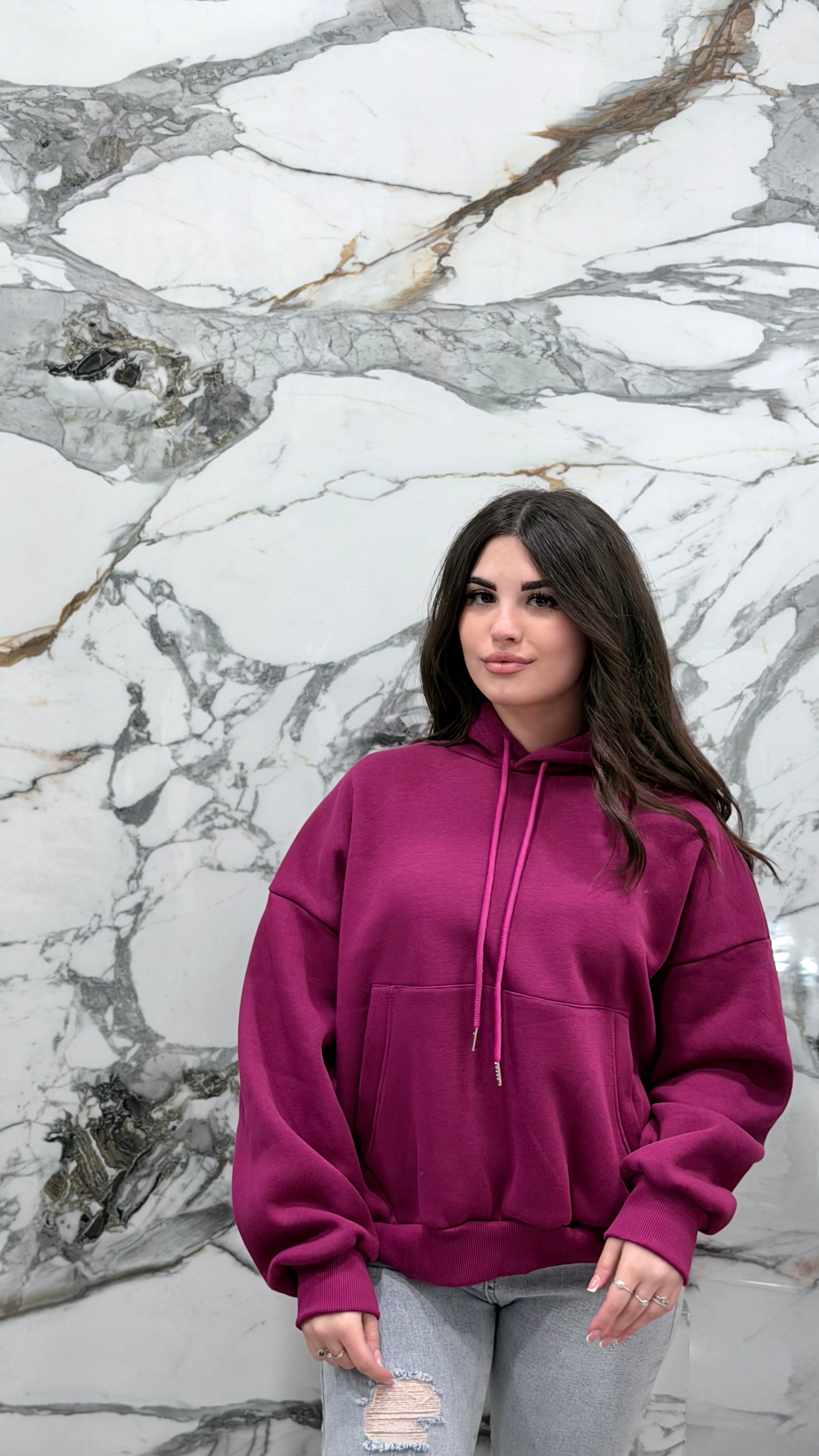 Felpa Essential Hoodie Comfort