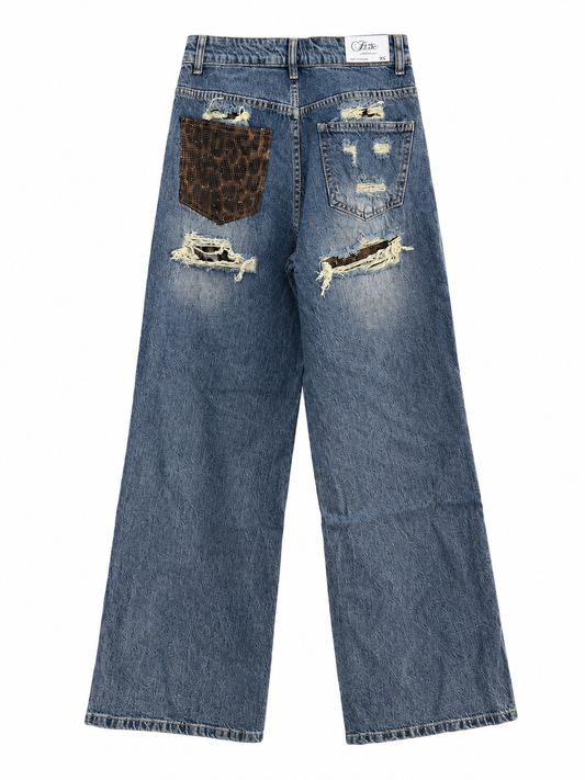 Jeans Leopard