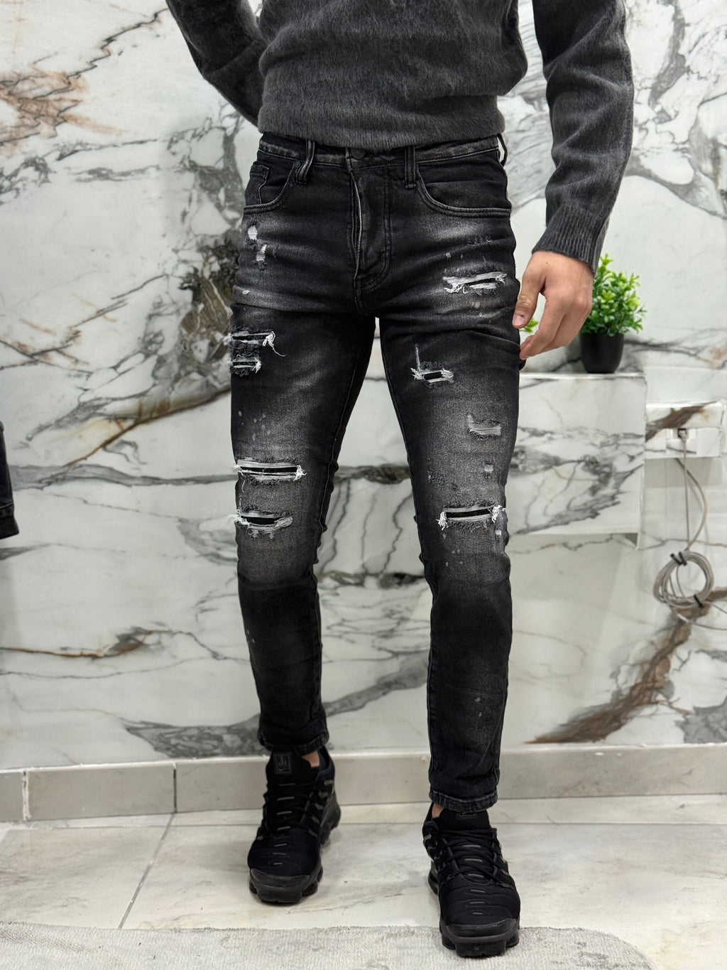 Jeans Black Fade