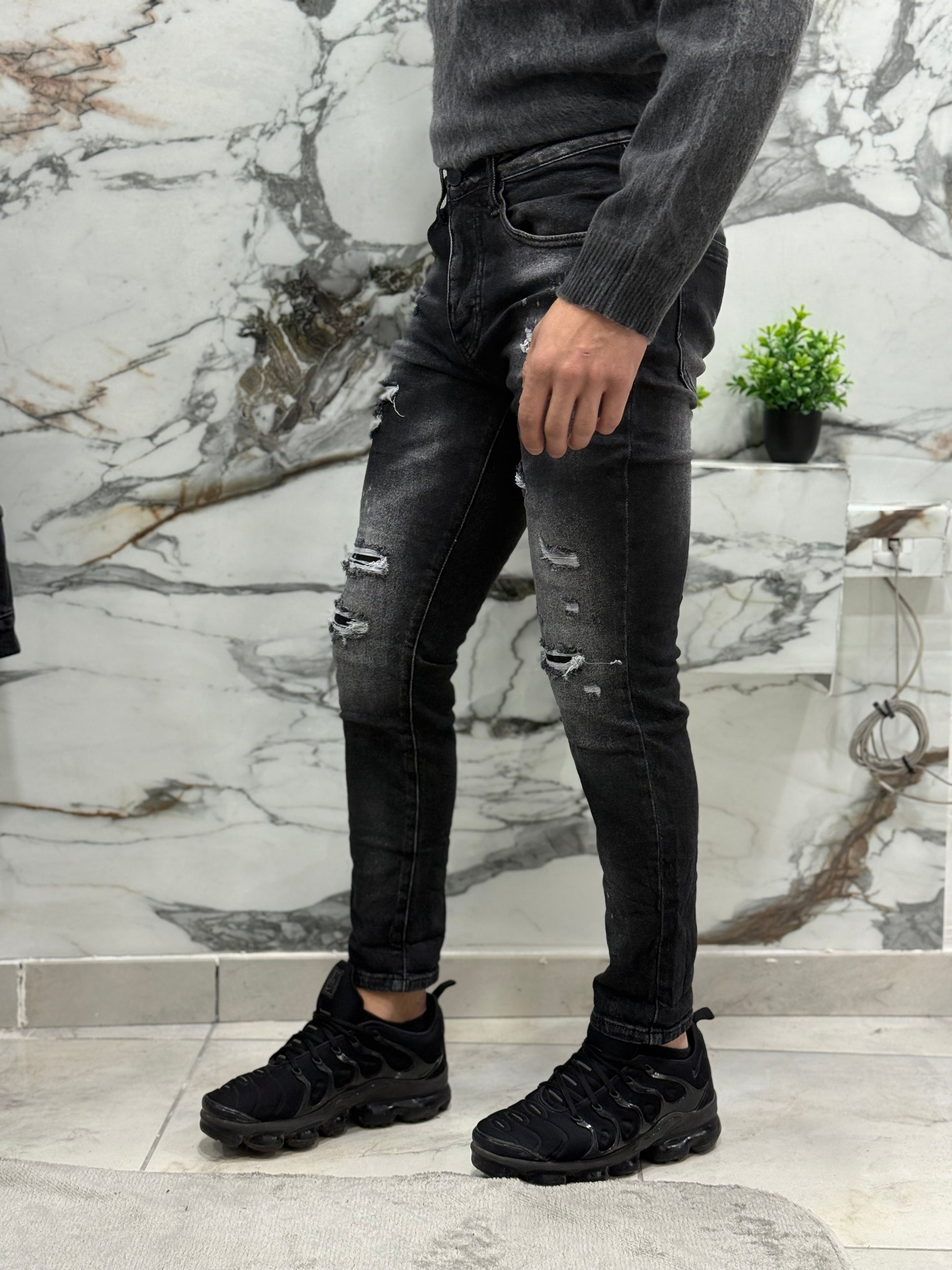 Jeans Black Fade